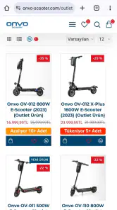 Onvo Scooter screenshot
