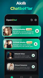 Open Chat - AI bot uygulaması screenshot