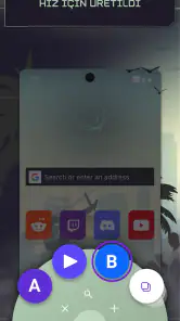 Opera GX: Oyuncu Tarayıcısı screenshot