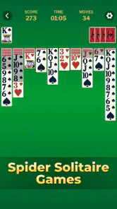 Örümcek Solitaire Oyunları screenshot
