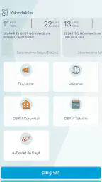 ÖSYM Görevli İşlemleri Sistemi 1