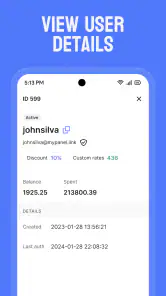 Panel Admin screenshot