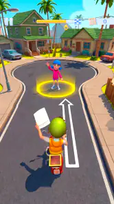 Paper Boy Race－Koşma oyunları screenshot