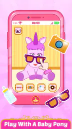 Pembe Prenses Bebek Telefonu 5