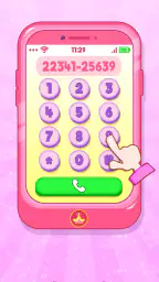 Pembe Prenses Bebek Telefonu 8