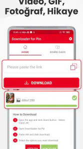 Pinterest Video indirici screenshot