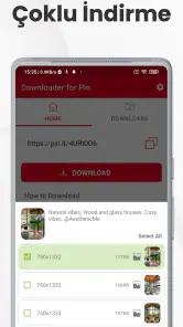 Pinterest Video indirici screenshot