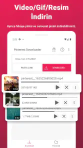 Pinterestten Video indirme screenshot