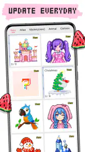Pixel Art Coloring - Art Games screenshot