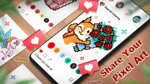 Pixel Art Coloring - Art Games screenshot