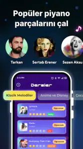 Piyano Öğren: Şarkılarla Sanal screenshot
