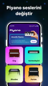 Piyano Öğren: Şarkılarla Sanal screenshot