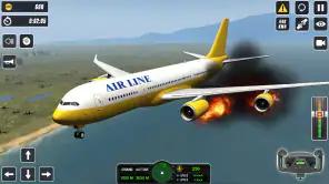 Plane Flight Sim Crash Landing screenshot