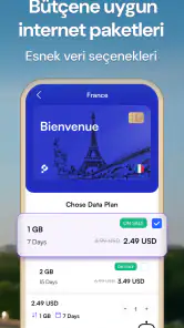 Pocket eSIM Yurt Dışı İnternet screenshot
