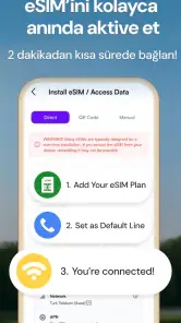 Pocket eSIM Yurt Dışı İnternet screenshot