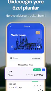 Pocket eSIM Yurt Dışı İnternet screenshot