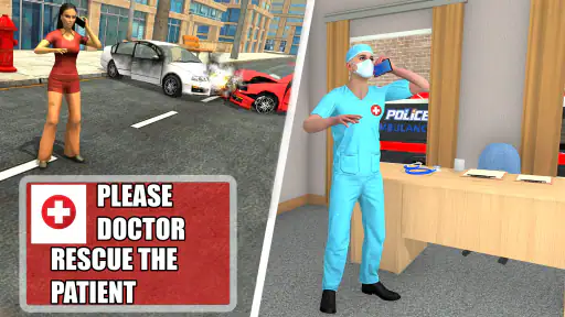 Police Ambulance 3d Game 2023 8