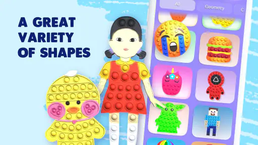 Pop it Paint - Fidget Toys 3D 3