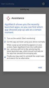 Pop-up reklamları kaldırma screenshot
