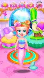 Princess Mermaid At Hair Salon 4