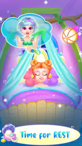 Princess Mermaid At Hair Salon screenshot
