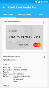 Pro Credit Card Reader NFC screenshot