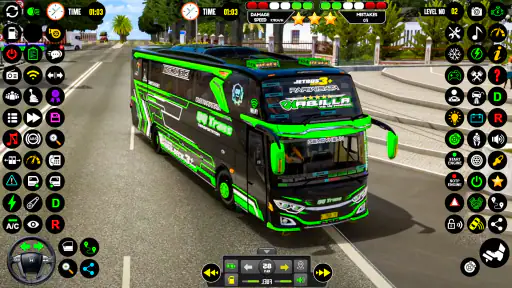 Public Coach Bus Driving Game 1