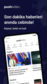 Pusholder: Anlık Haberler screenshot
