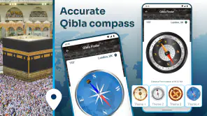 Qibla Compass with Salah Time screenshot