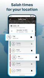 Qibla Compass with Salah Time 4