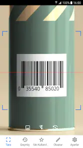 QR kod okuyucu screenshot