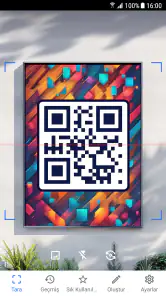 QR kod okuyucu screenshot