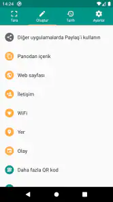 QR Kod ve Barkod Okuyucu screenshot