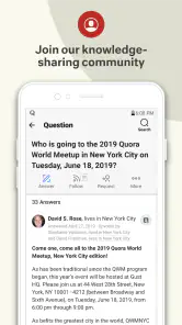Quora: the knowledge platform screenshot