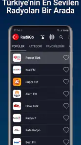 RadiiGo - Radyo Dinle screenshot