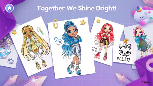 Rainbow High: Coloring Games 2