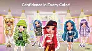 Rainbow High: Coloring Games screenshot