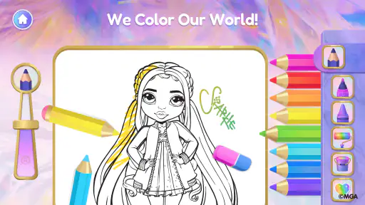 Rainbow High: Coloring Games 5