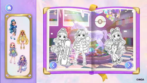 Rainbow High: Coloring Games 6
