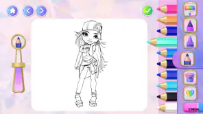 Rainbow High: Coloring Games screenshot