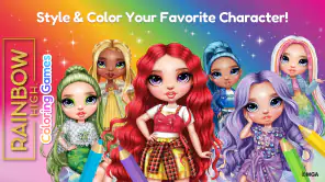 Rainbow High: Coloring Games screenshot