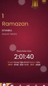 Ramazan İmsakiyesi 2026 screenshot