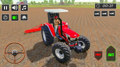 Real Farm Tractor Driving Game 1