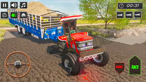 Real Farm Tractor Driving Game 2