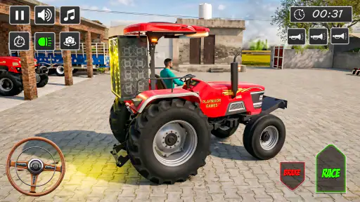 Real Farm Tractor Driving Game 3