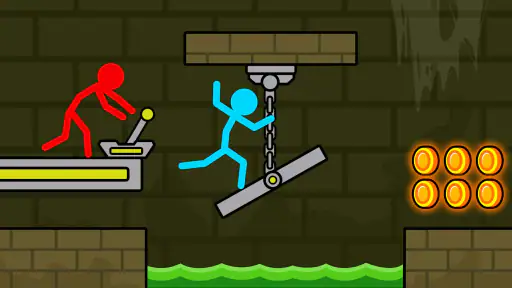 Red and Blue Stick: Animation 1