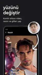 Reface: Yüz Değiştirme AI Foto screenshot