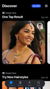 Reface: Yüz Değiştirme AI Foto screenshot