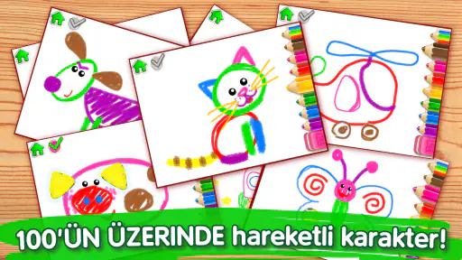 Resim çizme Oyunu Bebek Boyama 5