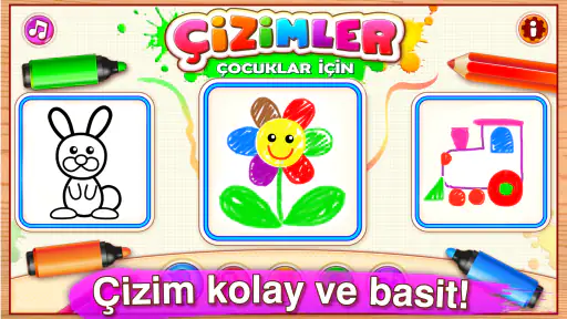 Resim çizme Oyunu Bebek Boyama 6